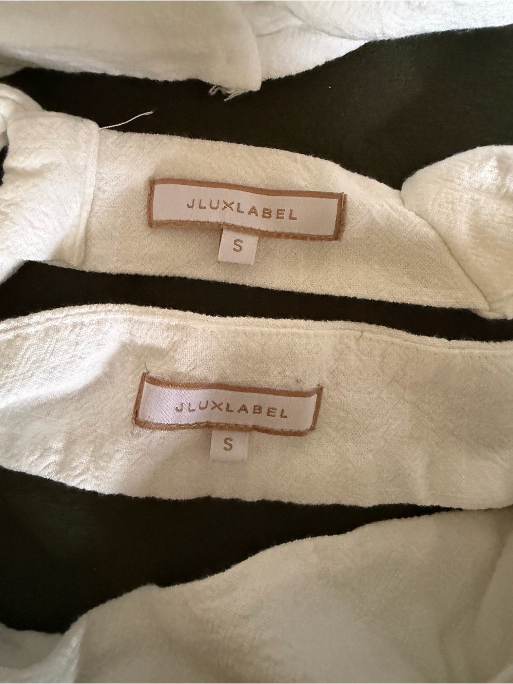 JLUXLABEL White Two-Piece Linen Set - Picture 6 of 7